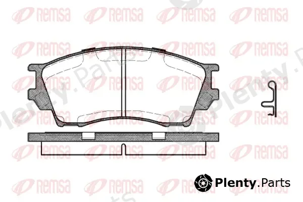 Kawe 049100 — Brake Pad Set, disc brake