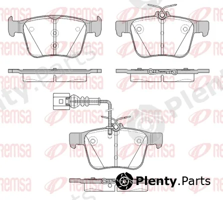 Kawe 151611 — Brake Pad Set, disc brake