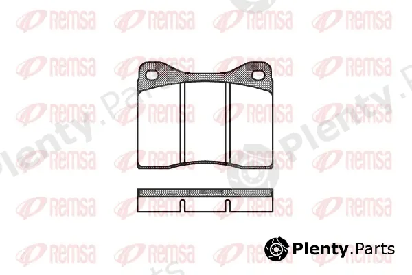 Kawe 001100 — Brake Pad Set, disc brake