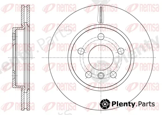 Kawe 6161710 — Brake Disc
