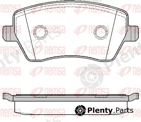 Kawe 098700 — Brake Pad Set, disc brake