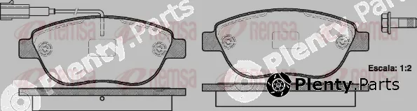 Kawe 085911 — Brake Pad Set, disc brake