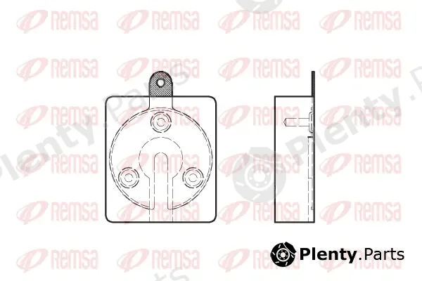 Kawe 005900 — Brake Pad Set, disc brake