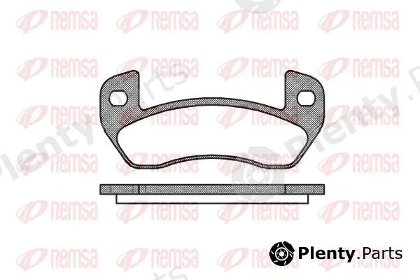 Kawe 115200 — Brake Pad Set, disc brake