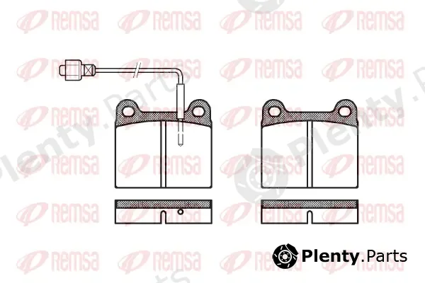 Kawe 000602 — Brake Pad Set, disc brake