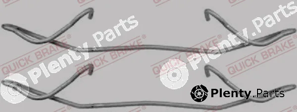 Kawe 109-1180 — Accessory Kit, disc brake pad