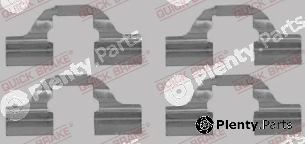 Kawe 109-1684 — Accessory Kit, disc brake pad