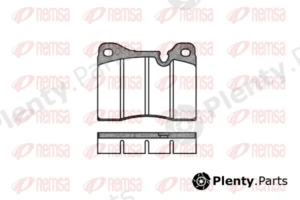 Kawe 001120 — Brake Pad Set, disc brake