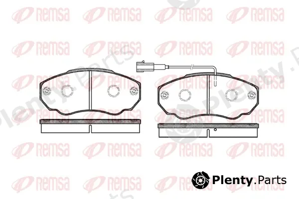Kawe 096001 — Brake Pad Set, disc brake