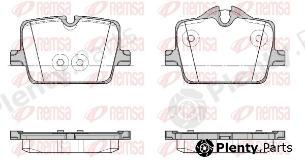 Kawe 187400 — Brake Pad Set, disc brake
