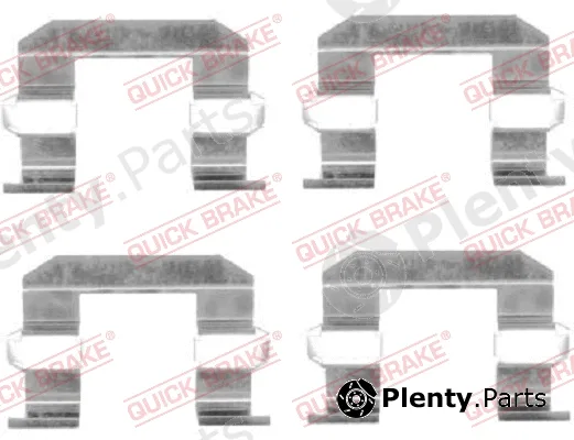 Kawe 109-1645 — Accessory Kit, disc brake pad