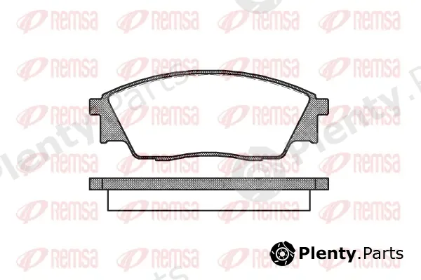 Kawe 030700 — Brake Pad Set, disc brake
