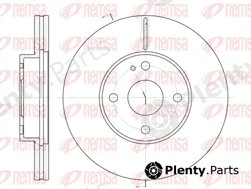 Kawe 618410 — Brake Disc
