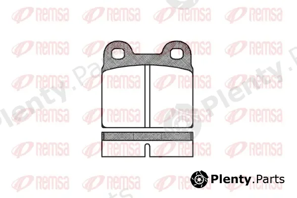 Kawe 000700 — Brake Pad Set, disc brake