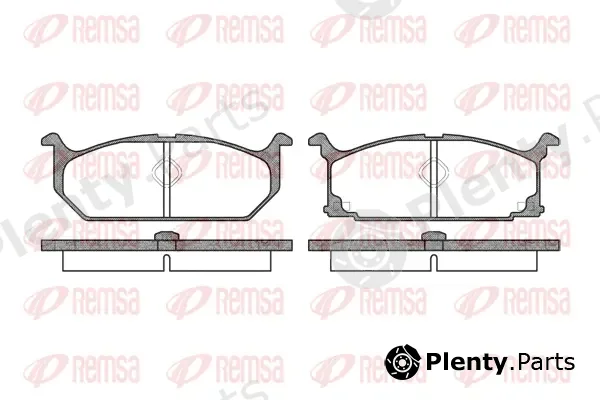Kawe 035800 — Brake Pad Set, disc brake