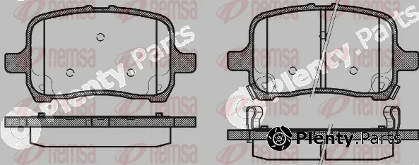 Kawe 108922 — Brake Pad Set, disc brake