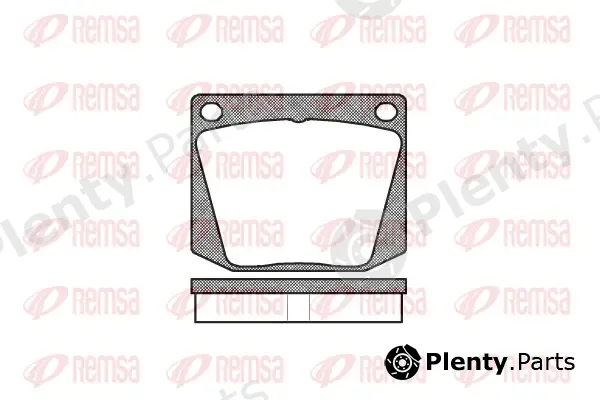 Kawe 003800 — Brake Pad Set, disc brake