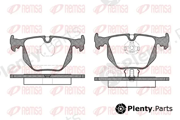 Kawe 038100 — Brake Pad Set, disc brake