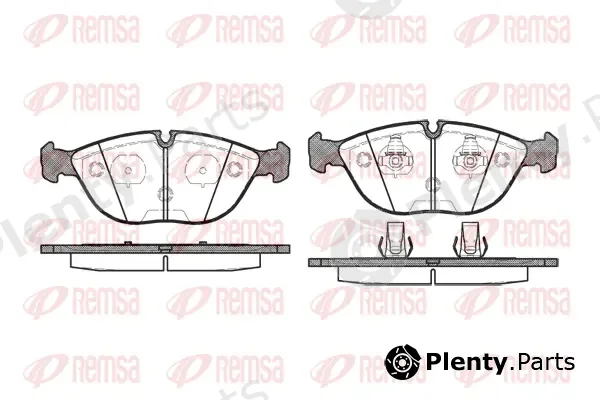 Kawe 059700 — Brake Pad Set, disc brake