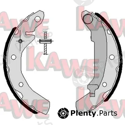 Kawe 07260 — Brake Shoe Set