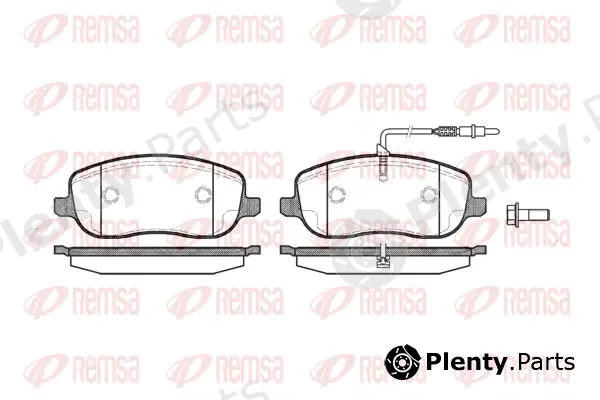 Kawe 087912 — Brake Pad Set, disc brake
