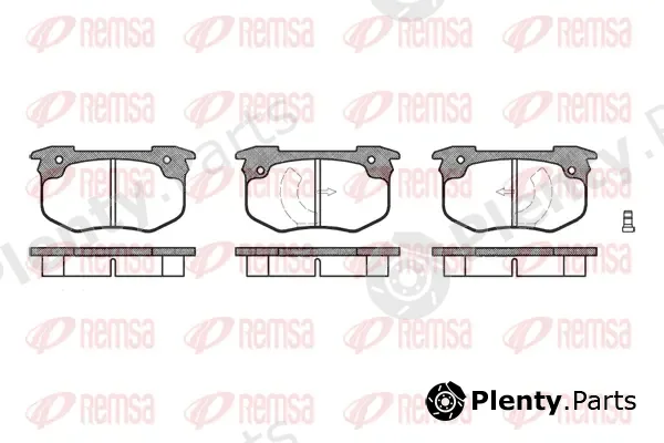 Kawe 002912 — Brake Pad Set, disc brake