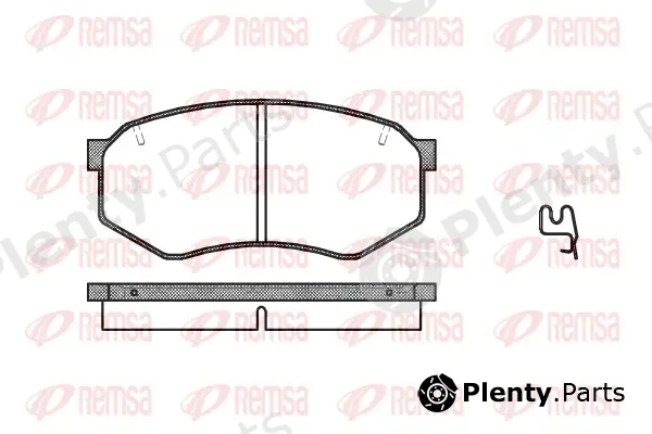 Kawe 014834 — Brake Pad Set, disc brake