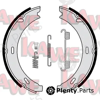 Kawe 04729 — Brake Shoe Set, parking brake