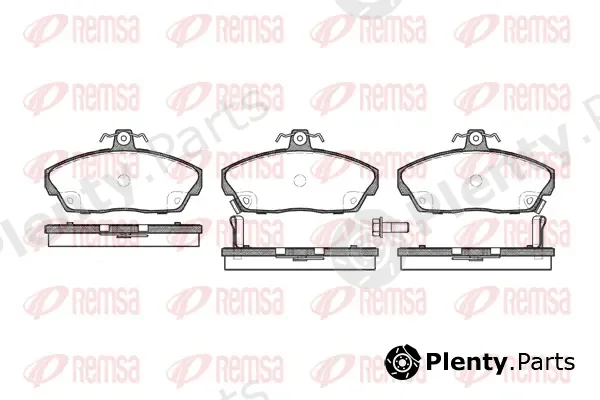 Kawe 033702 — Brake Pad Set, disc brake