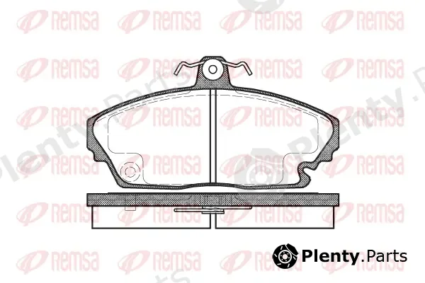 Kawe 063500 — Brake Pad Set, disc brake
