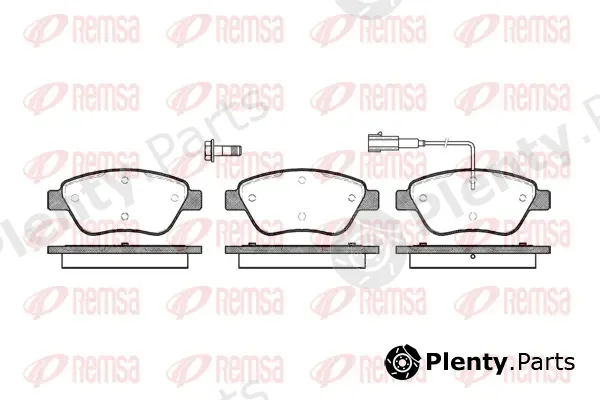 Kawe 085801 — Brake Pad Set, disc brake