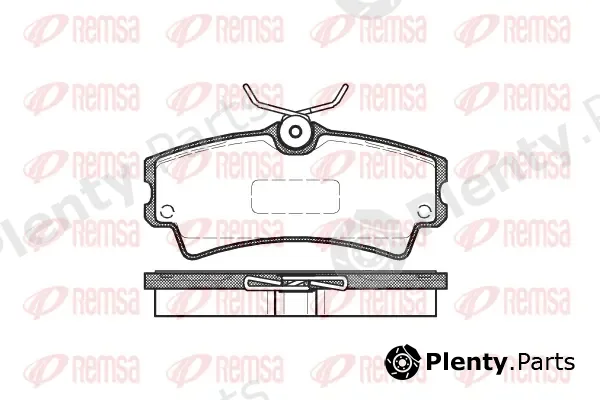 Kawe 110400 — Brake Pad Set, disc brake
