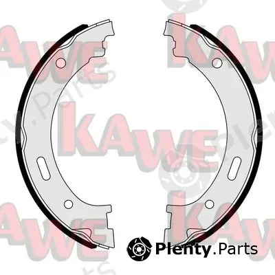 Kawe 09530 — Brake Shoe Set, parking brake