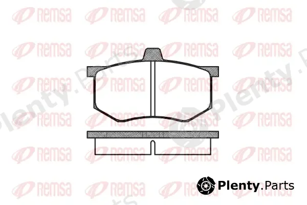 Kawe 004300 — Brake Pad Set, disc brake