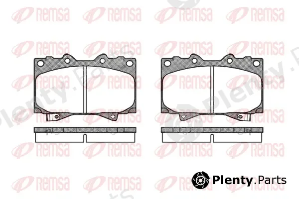 Kawe 070704 — Brake Pad Set, disc brake