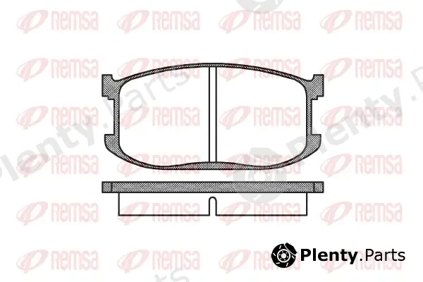 Kawe 012600 — Brake Pad Set, disc brake