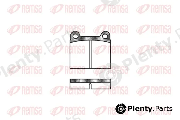 Kawe 000600 — Brake Pad Set, disc brake