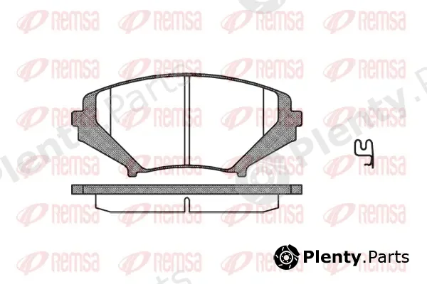 Kawe 108001 — Brake Pad Set, disc brake