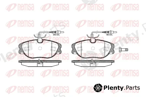 Kawe 030544 — Brake Pad Set, disc brake