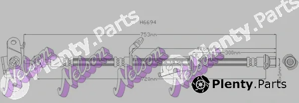 Kawe H6694 — Brake Hose