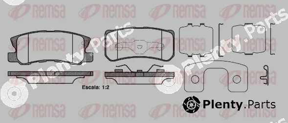 Kawe 080322 — Brake Pad Set, disc brake