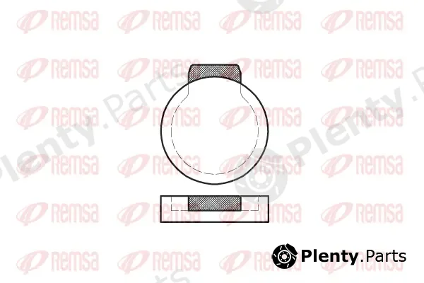 Kawe 008700 — Brake Pad Set, disc brake