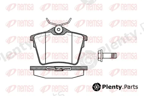 Kawe 110300 — Brake Pad Set, disc brake