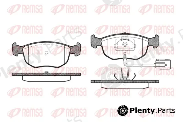 Kawe 057502 — Brake Pad Set, disc brake
