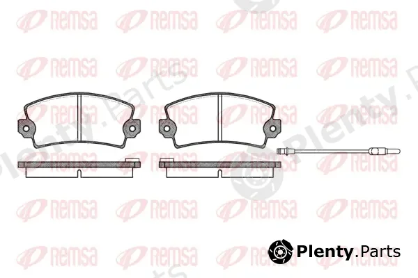 Kawe 002196 — Brake Pad Set, disc brake