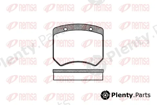 Kawe 005100 — Brake Pad Set, disc brake