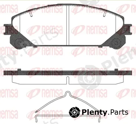 Kawe 131200 — Brake Pad Set, disc brake