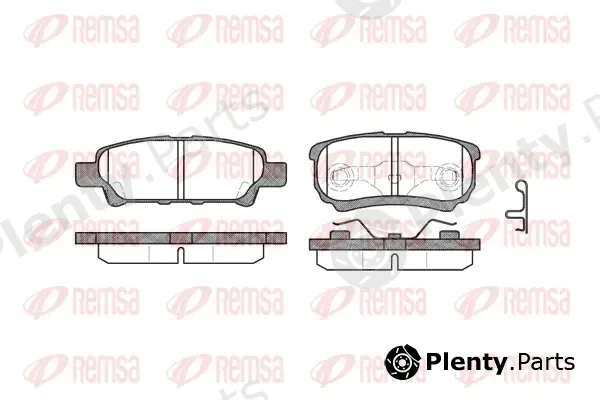 Kawe 105102 — Brake Pad Set, disc brake
