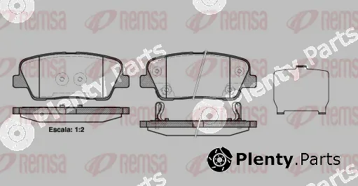 Kawe 127402 — Brake Pad Set, disc brake