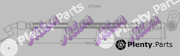 Kawe H7344 — Brake Hose
